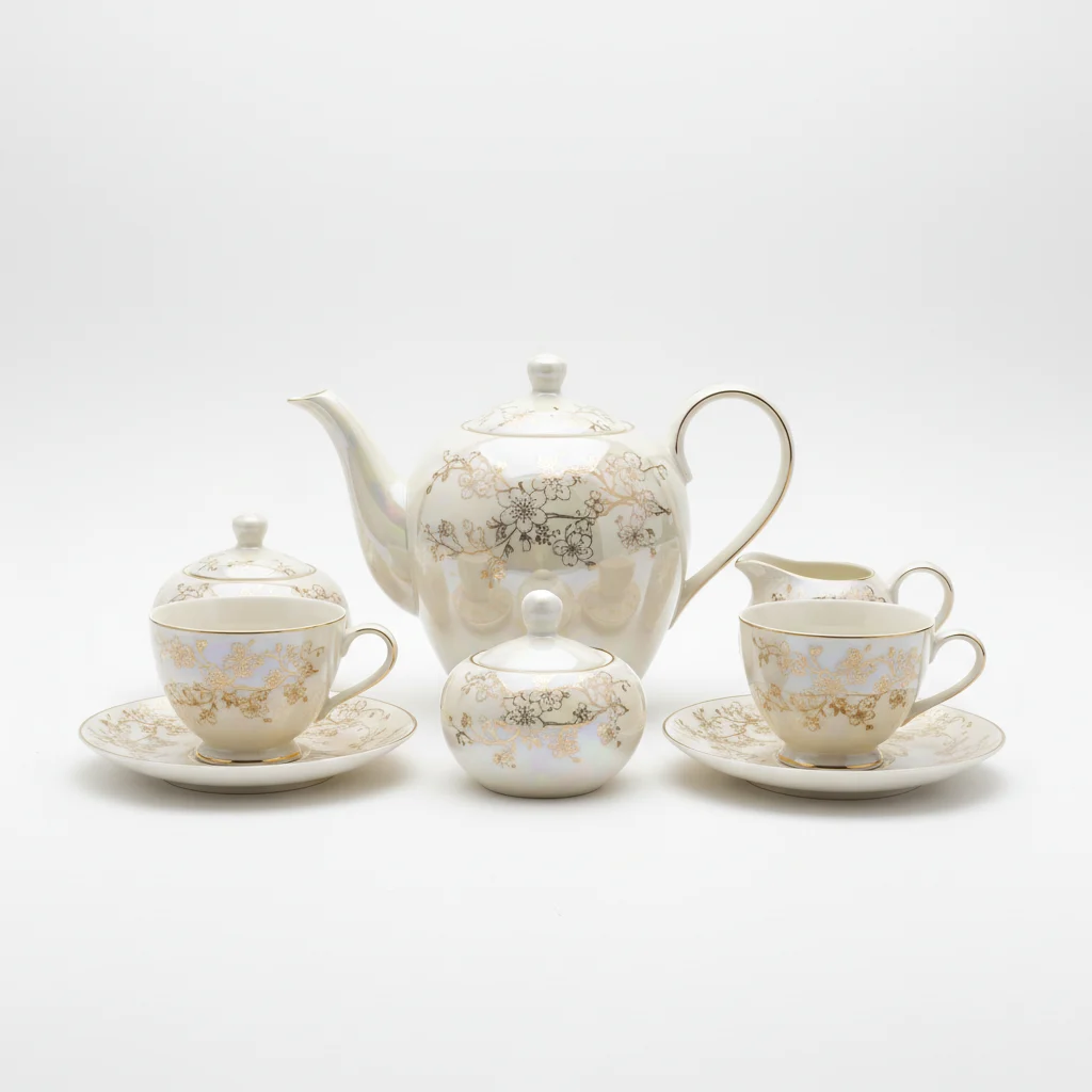 Théière Blanche Porcelaine 3 Théière Blanche Porcelaine – Image 3