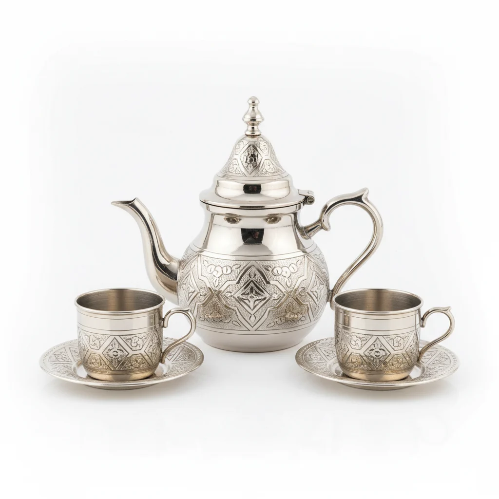 Ensemble Théière Marocaine 6 Ensemble Théière Marocaine – Image 6