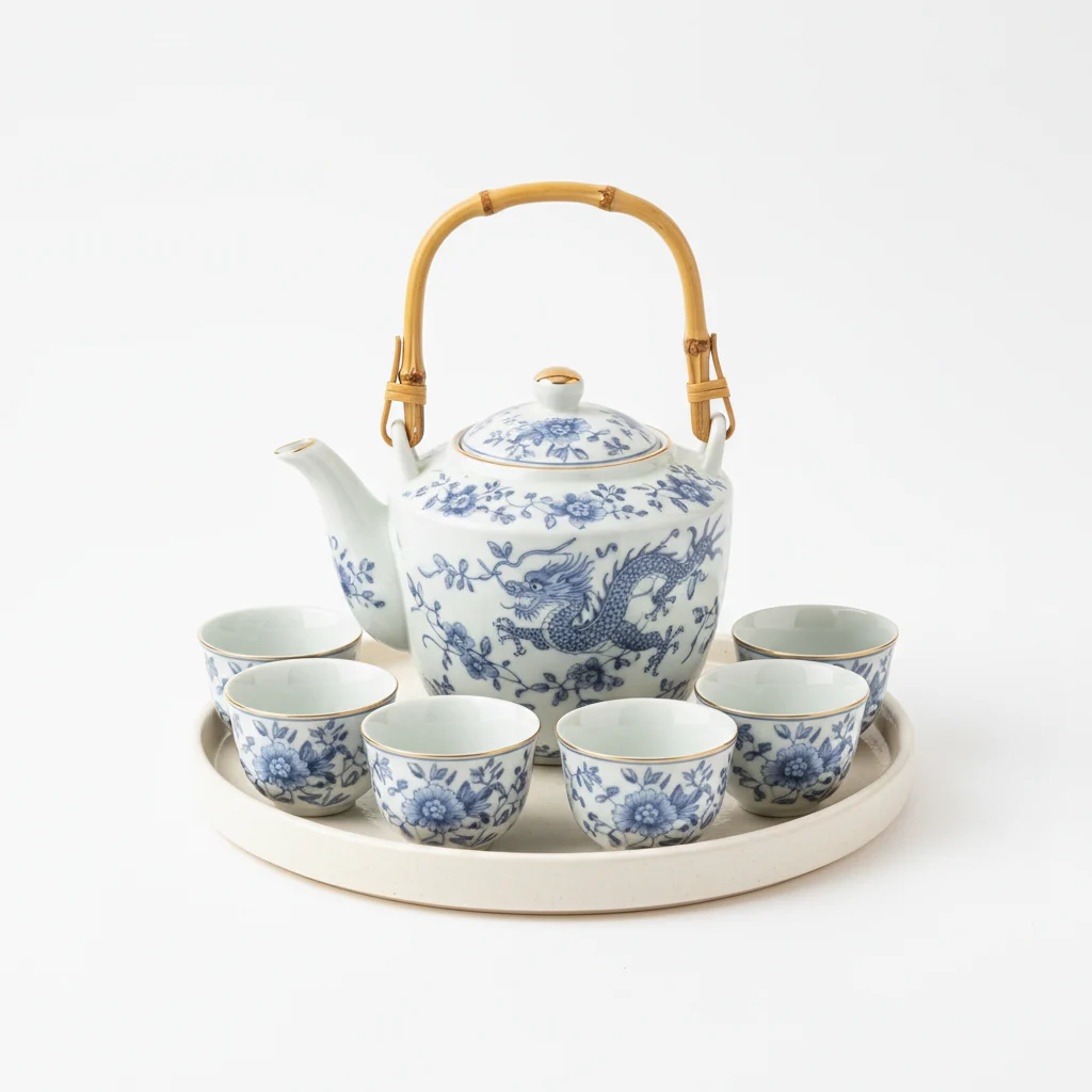 Ensemble Théière Et Tasse Oriental 2 Ensemble Théière Et Tasse Oriental – Image 2
