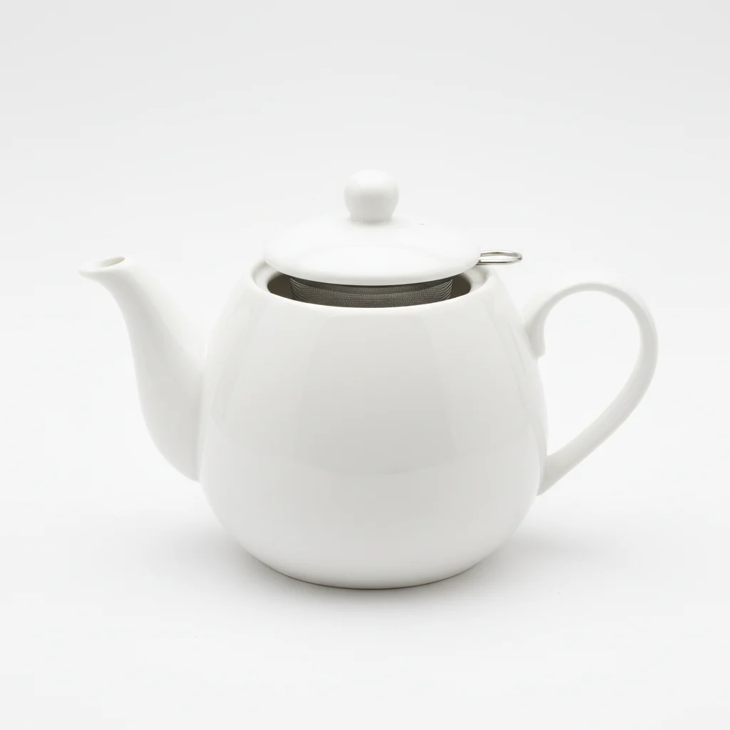 Théière Avec Filtre Porcelaine 1 Théière Avec Filtre Porcelaine